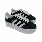 Adidas Gazelle Siyah Beyaz Kalın Taban