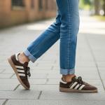 Adidas Samba Deri Tozu Kahve Bej Eva Taban