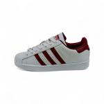 Adidas Super Star Beyaz Bordo