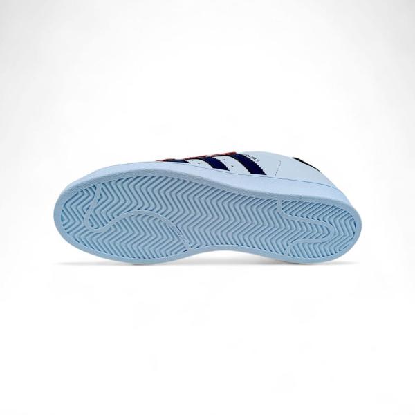 Adidas Super Star Bordo Mavi Beyaz