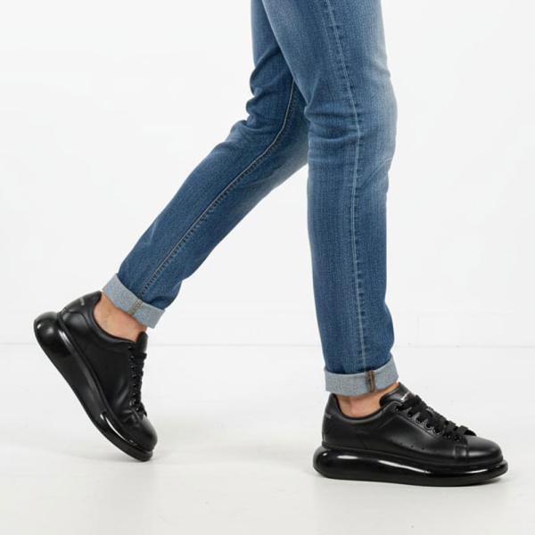 Alexander McQuuen Siyah Şeffaf Taban Siyah