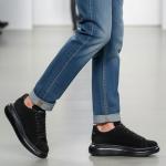 Alexander McQuuen Siyah Süet Şeffaf Taban Siyah