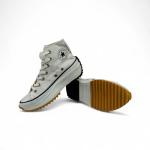 Converse Beyaz Beyaz Uzun Kalın Kauçuk Taban