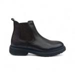 Kahve Hakiki Deri Erkek Chelsea Bot