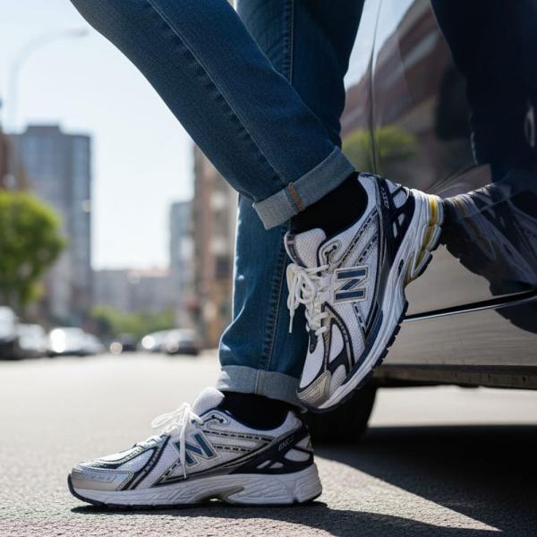 New Balance Air File 1906 Beyaz Lacivert Beyaz Taban