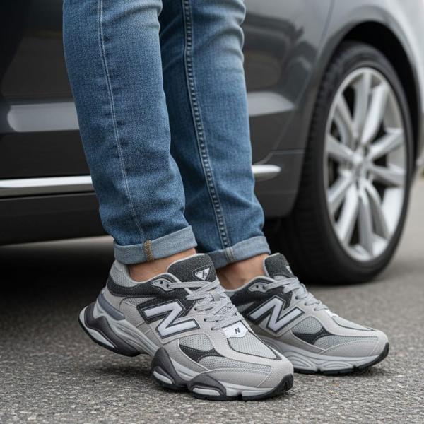 New Balance 9060 Gri Taş Air File