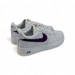 Nike Air Force Beyaz Mor Beyaz Taban