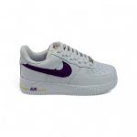 Nike Air Force Beyaz Mor Beyaz Taban