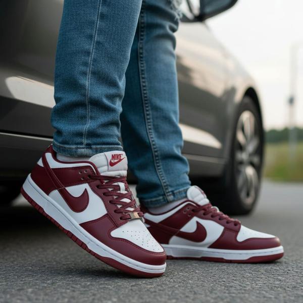 Nike Air Jordon Beyaz Taban Beyaz Bordo
