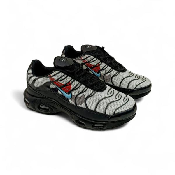 Nike Teen Air File Siyah Taban Beyaz Mavi