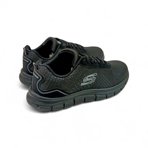 Skechers Air File Siyah Taban Siyah Siyah