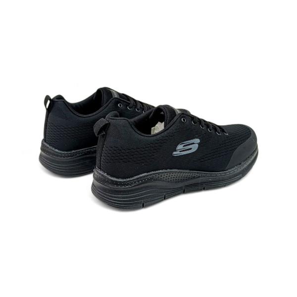Skechers Air File Siyah Siyah