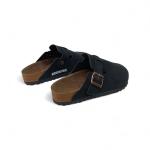 Birkenstock Siyah Toka Detaylı Kapalı Kışlık Terlik