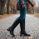 Siyah Yandan Fermuarlı Sivri Burun Topuklu Kadın Çizme