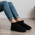 UGG Siyah İnce Taban Kadın Bot