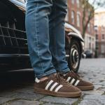 Adidas Gazelle Kahve Bej Kauçuk Taban