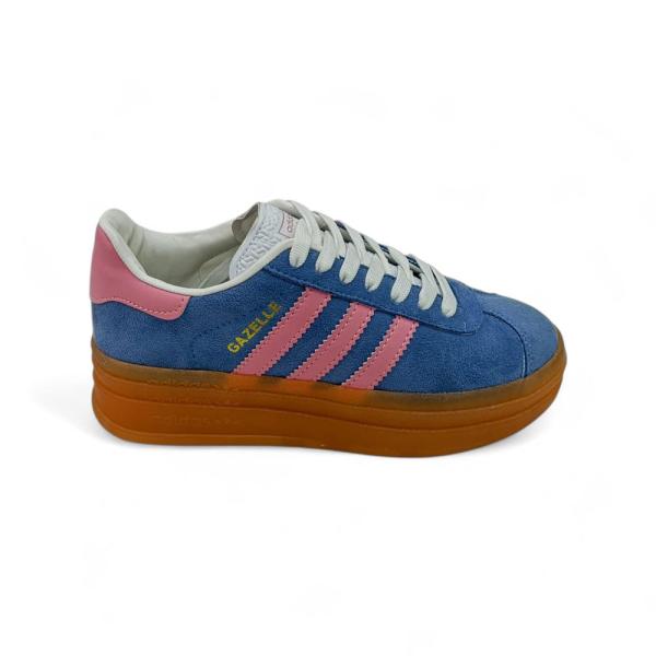 Adidas Gazelle Kot Mavisi Kalın Taban