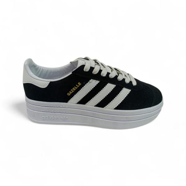 Adidas Gazelle Siyah Beyaz Kalın Taban