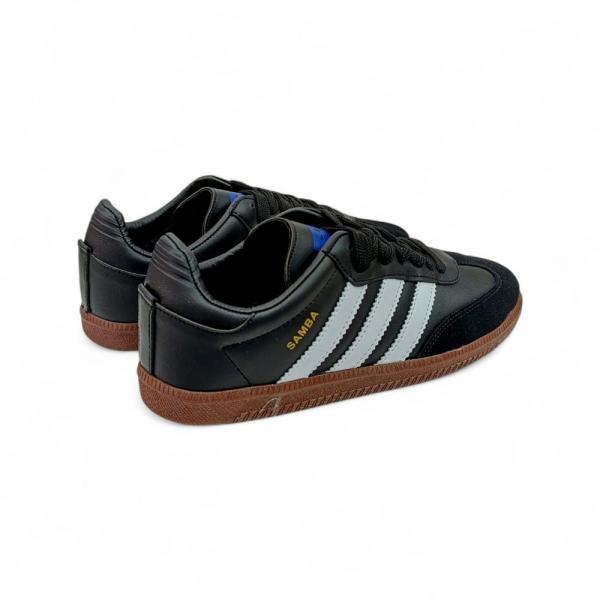 Adidas Samba Siyah Cilt Siyah Beyaz Eva Taban