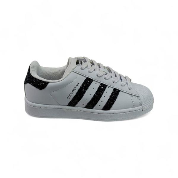 Adidas Super Star Beyaz Taban Beyaz Siyah