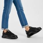 Alexander McQuuen Siyah Şeffaf Taban Air File Siyah