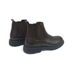 Kahve Hakiki Deri Erkek Chelsea Bot