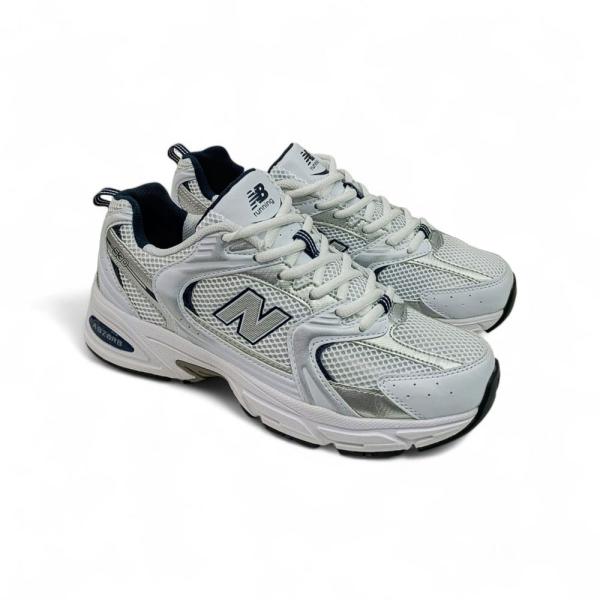 New Balance 530 Beyaz Lacivert Mikro Taban