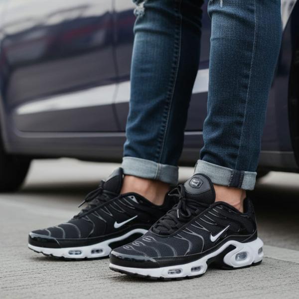 Nike Teen Air Fie Beyaz Taban Siyah Beyaz