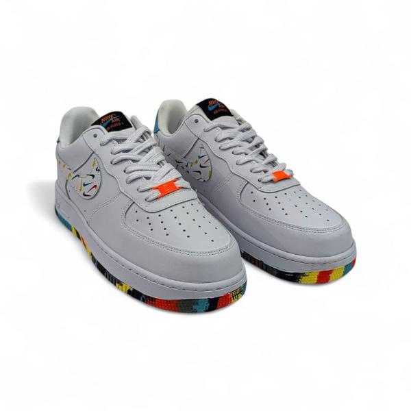 Air Force Renkli Taban Cilt Beyaz