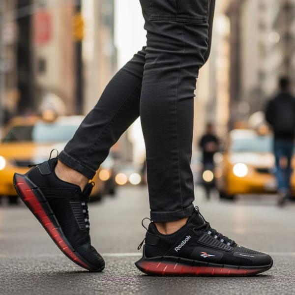 Reebok Air File Siyah Taban Kırmızı