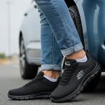 Skechers Air File Siyah Taban Siyah Siyah