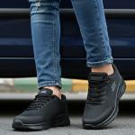 Skechers Air File Siyah Siyah