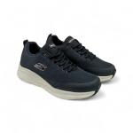 Skechers Air File Beyaz Taban Siyah Beyaz