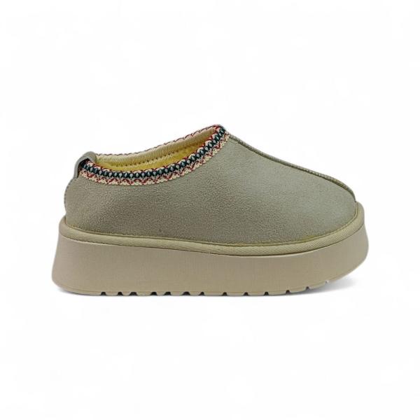 UGG Bej Kalın Taban Kadın Terlik