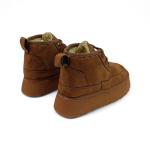 UGG Taba Yüksek Taban Bağcıklı Kadın Bot